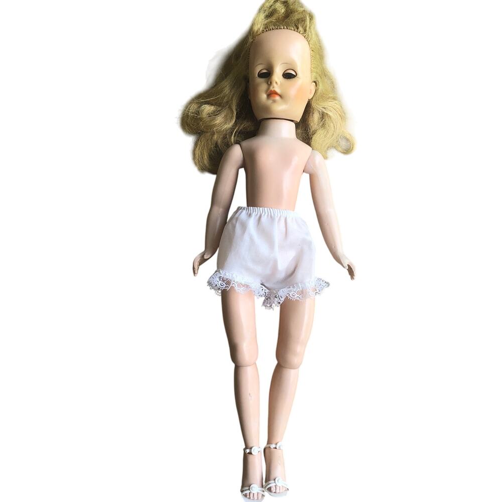 Vintage 1950's Valentine Ballerina Dancer Doll Sleep Eyes Aida? No Clothes TLC